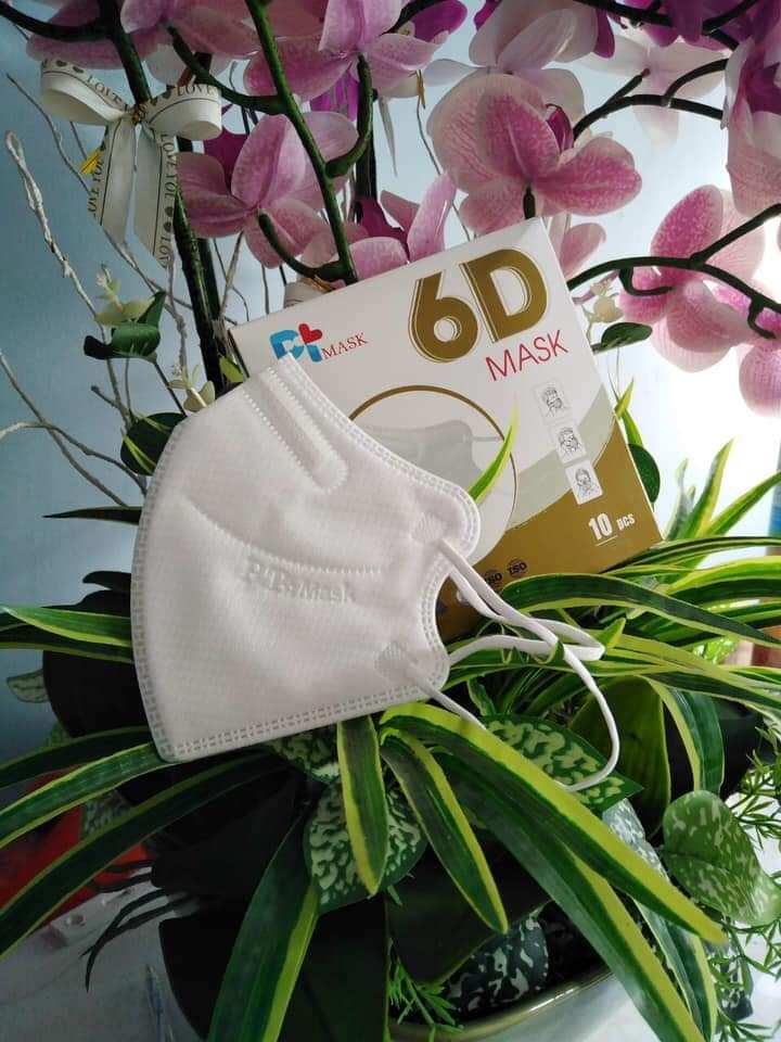 [Combo 5 hộp = 50 cái] Khẩu trang 6D PT mask cao cấp