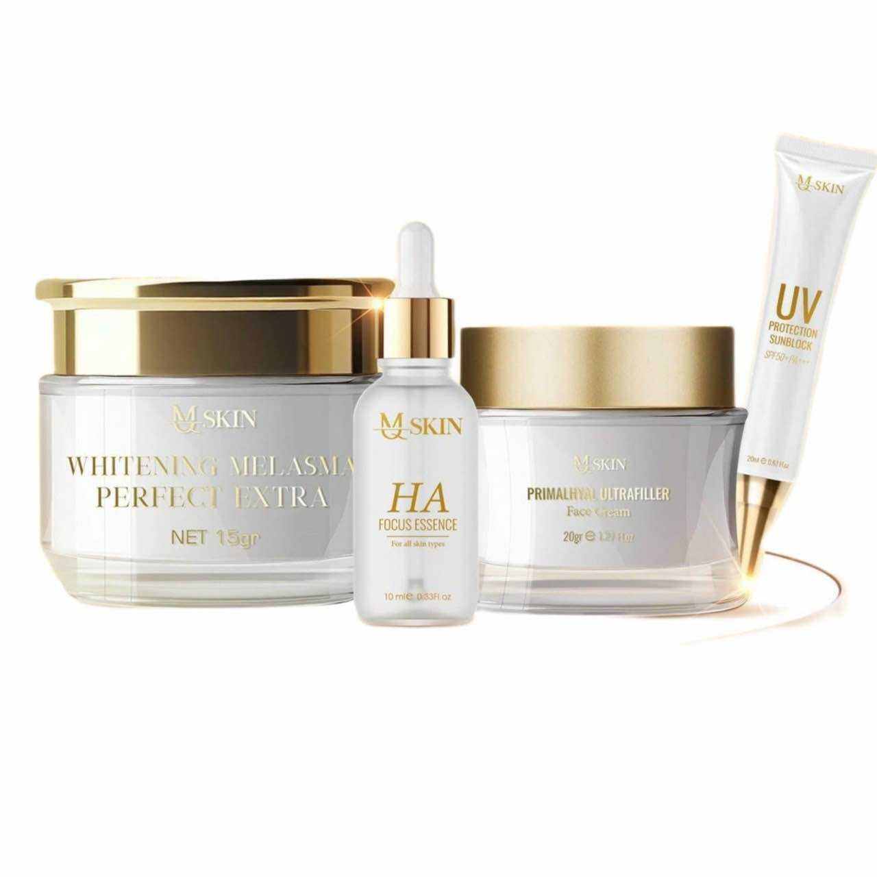 Combo kem face nám sâm vàng mq skin ( bộ 4 sp )