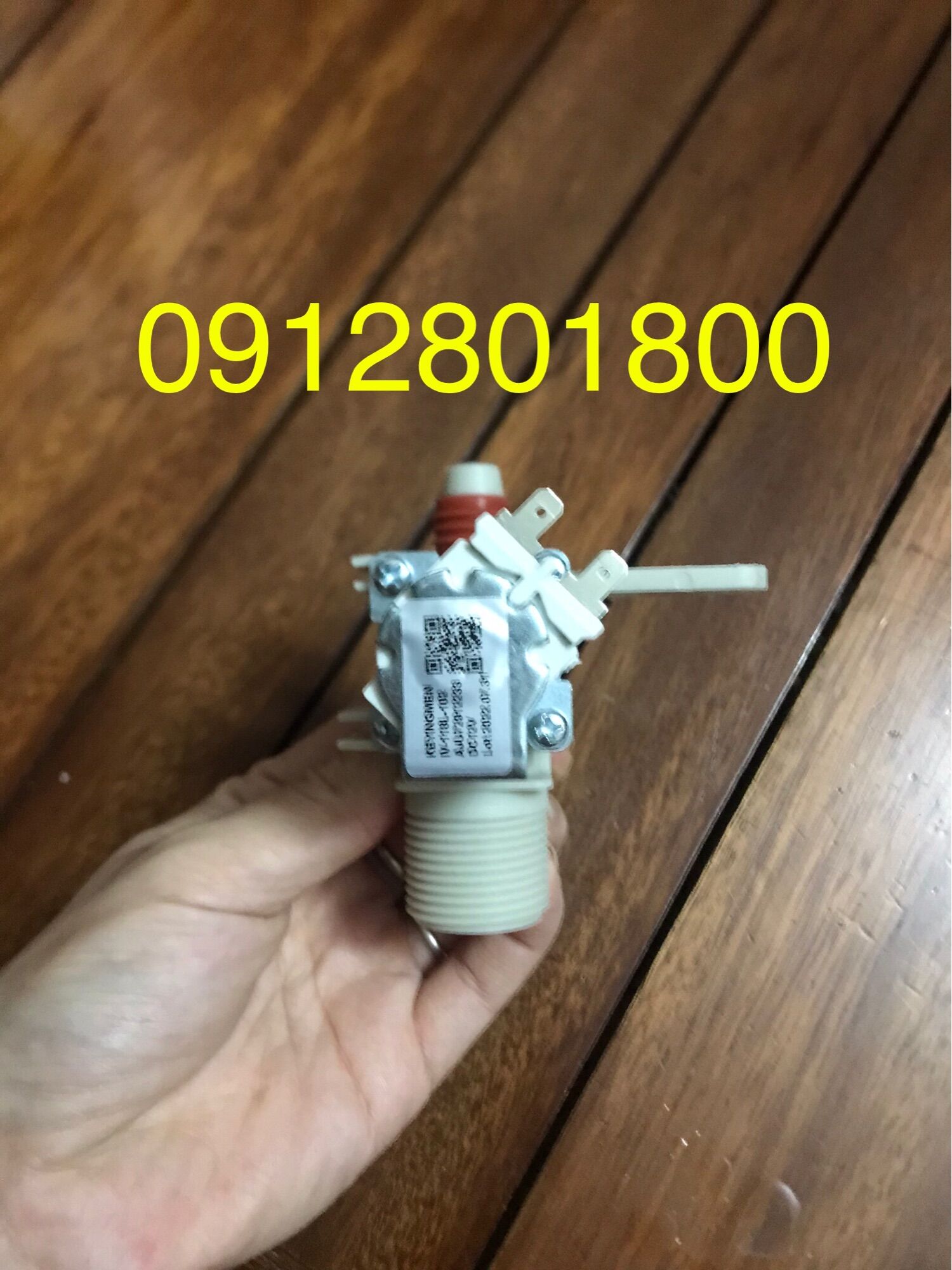 Van cấp nước đơn máy giặt LG DC 12V Hãng