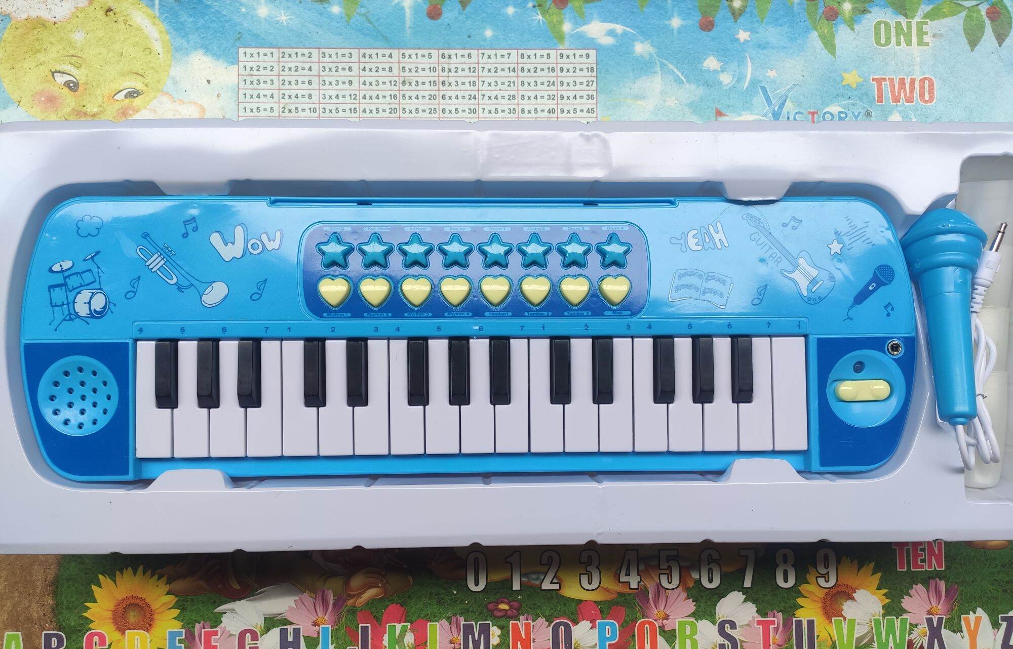 [TẶNG KÈM PIN ] Đàn piano mini kèm mic cho bé