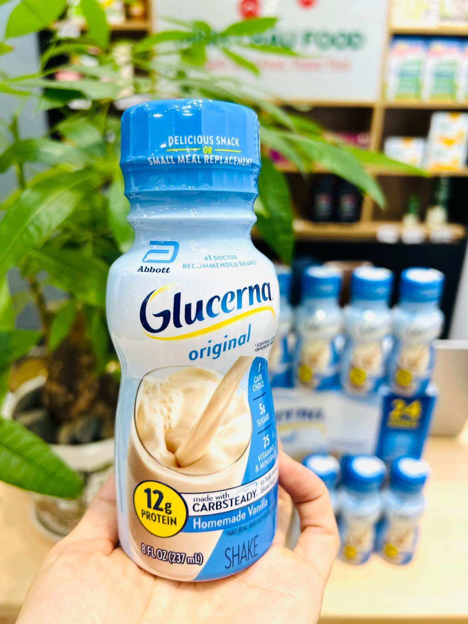 Sữa tiểu đường dạng nước glucerna của Mỹ chai 237ml