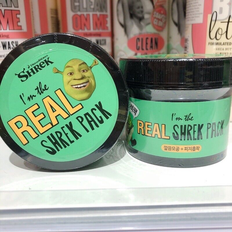 Mặt nạ đất sét bùn tươi I’m the real Shrek Pack