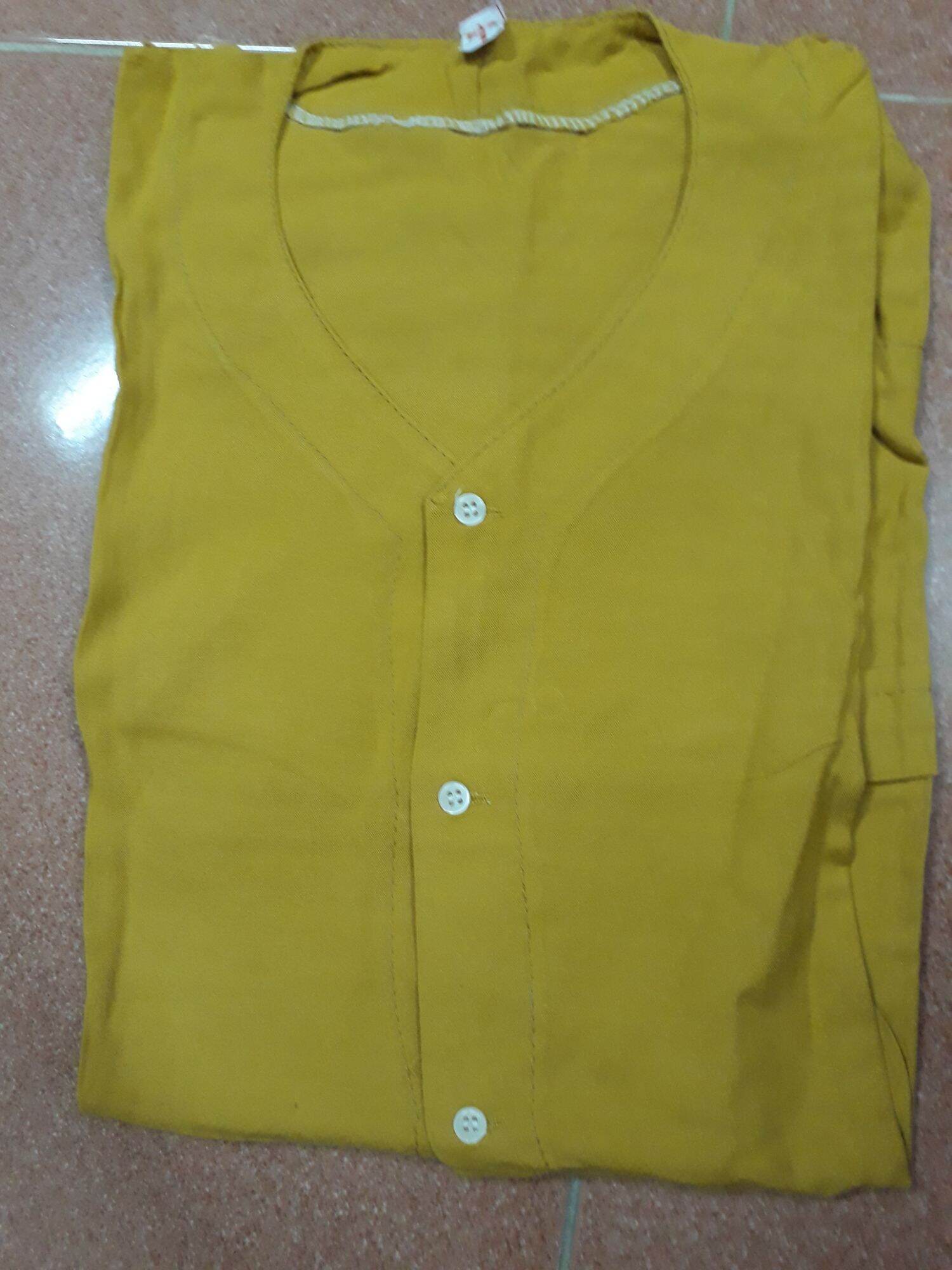 Áo lanh mầu cộc tay dành cho bà già