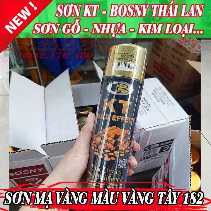 CHAI SƠN XỊT MẠ VÀNG 24K BOSNY THÁI LAN