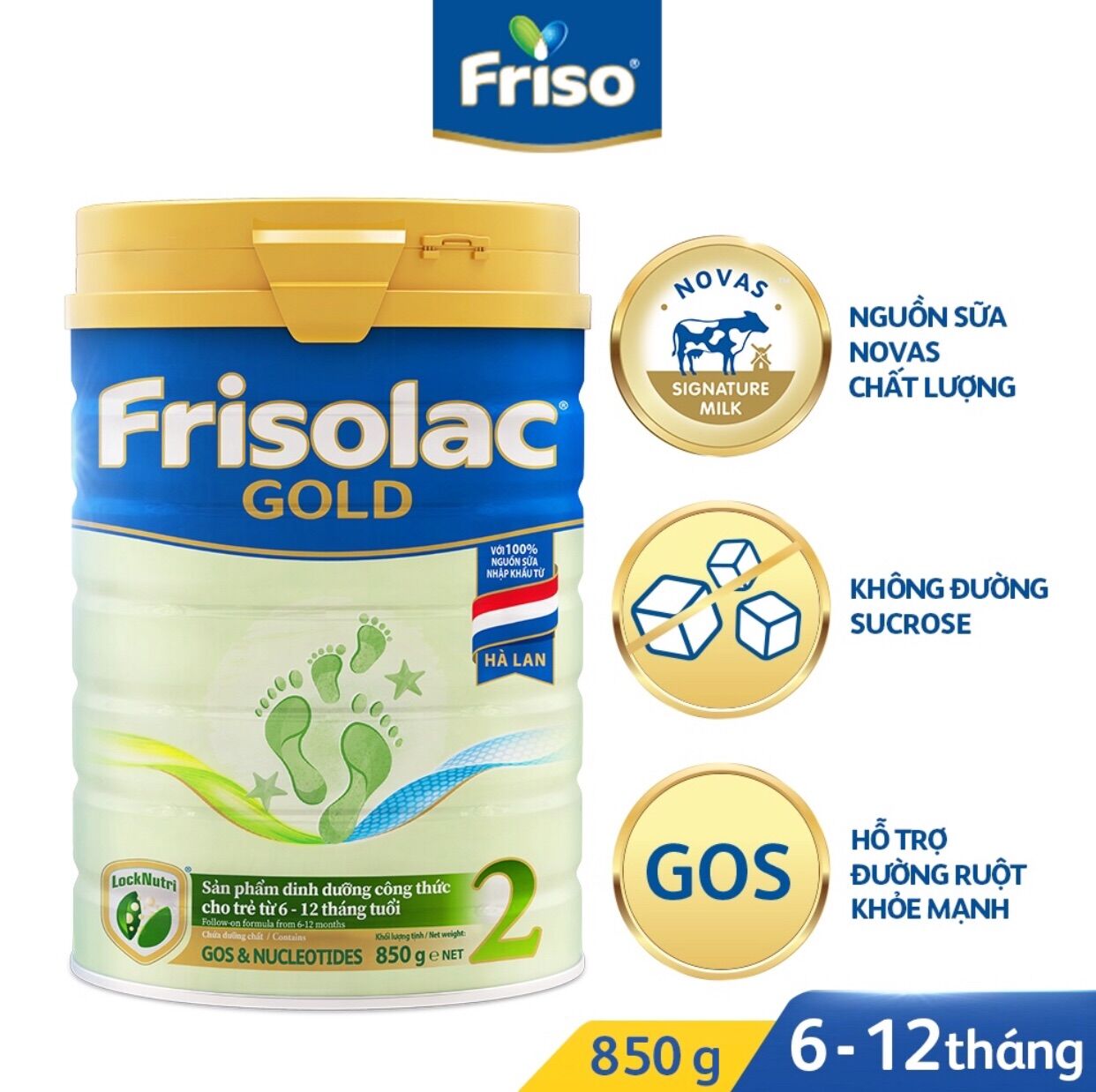 Sữa Friso gold 2 850g