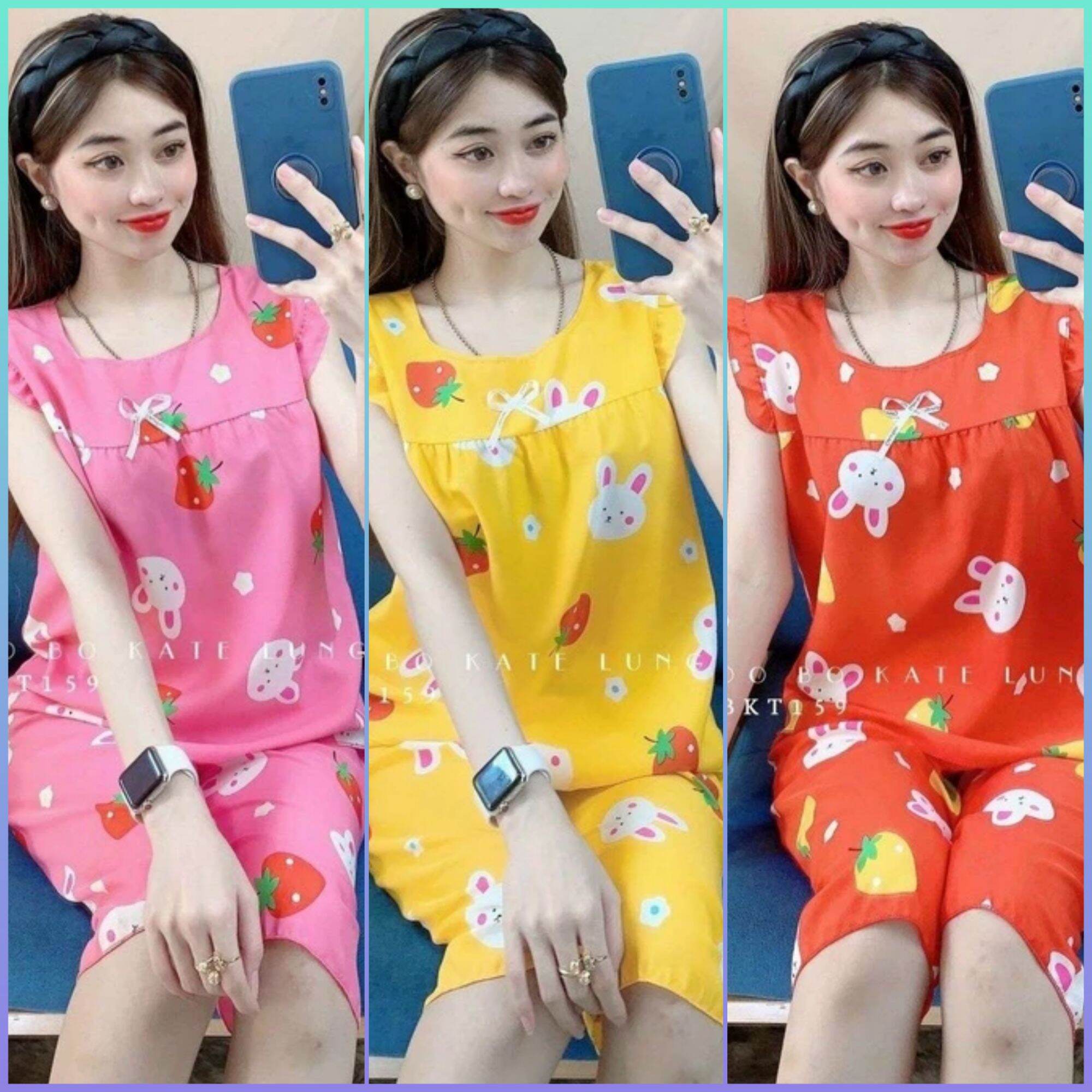 [Sale] Đồ Bộ Lửng Mặc Nhà  - M117