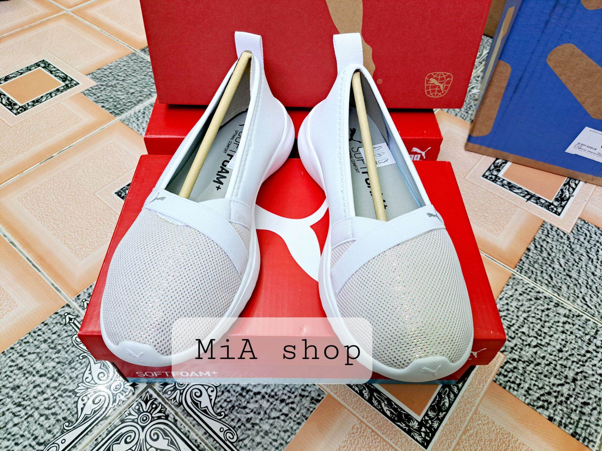 Giày Puma nữ slip-on siêu nhẹ size 36 và 37