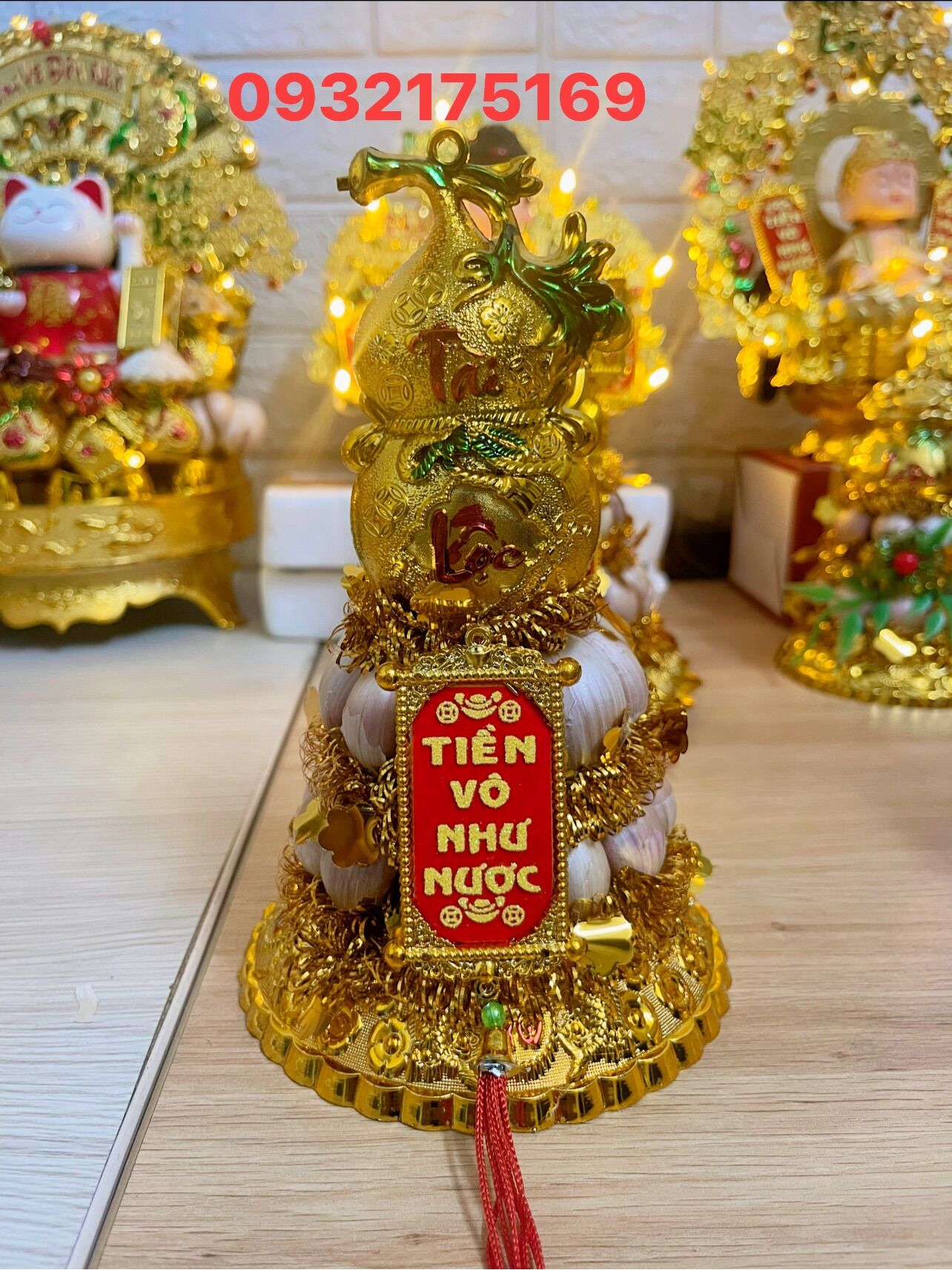 Tháp tỏi 2 tầng hồ lô