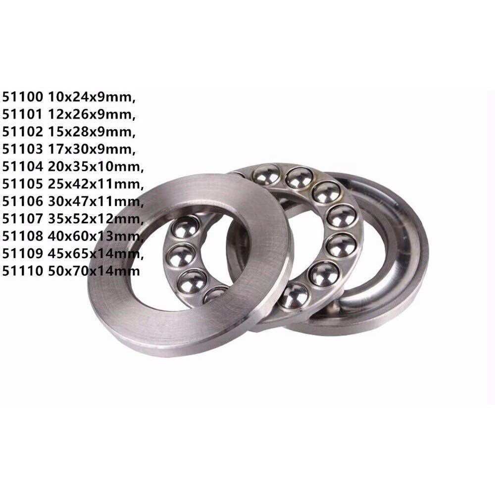 Vòng bi tỳ ba mảnh 51101, 51102, 51103, 51104, 51105, 51106, 51107, 51108, 51109, 51110 mới