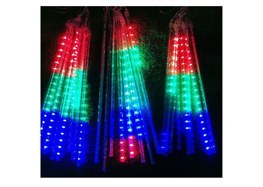 Đèn Led Thả Ngoài Trời Sao Băng Chùm [ 8 cây 50cm ]