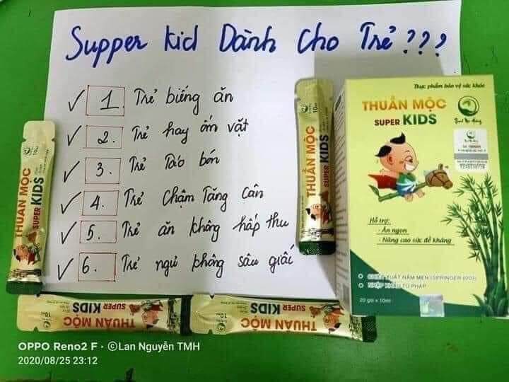 [Chính hãng] Siro ăn ngon Thuần Mộc supper kids