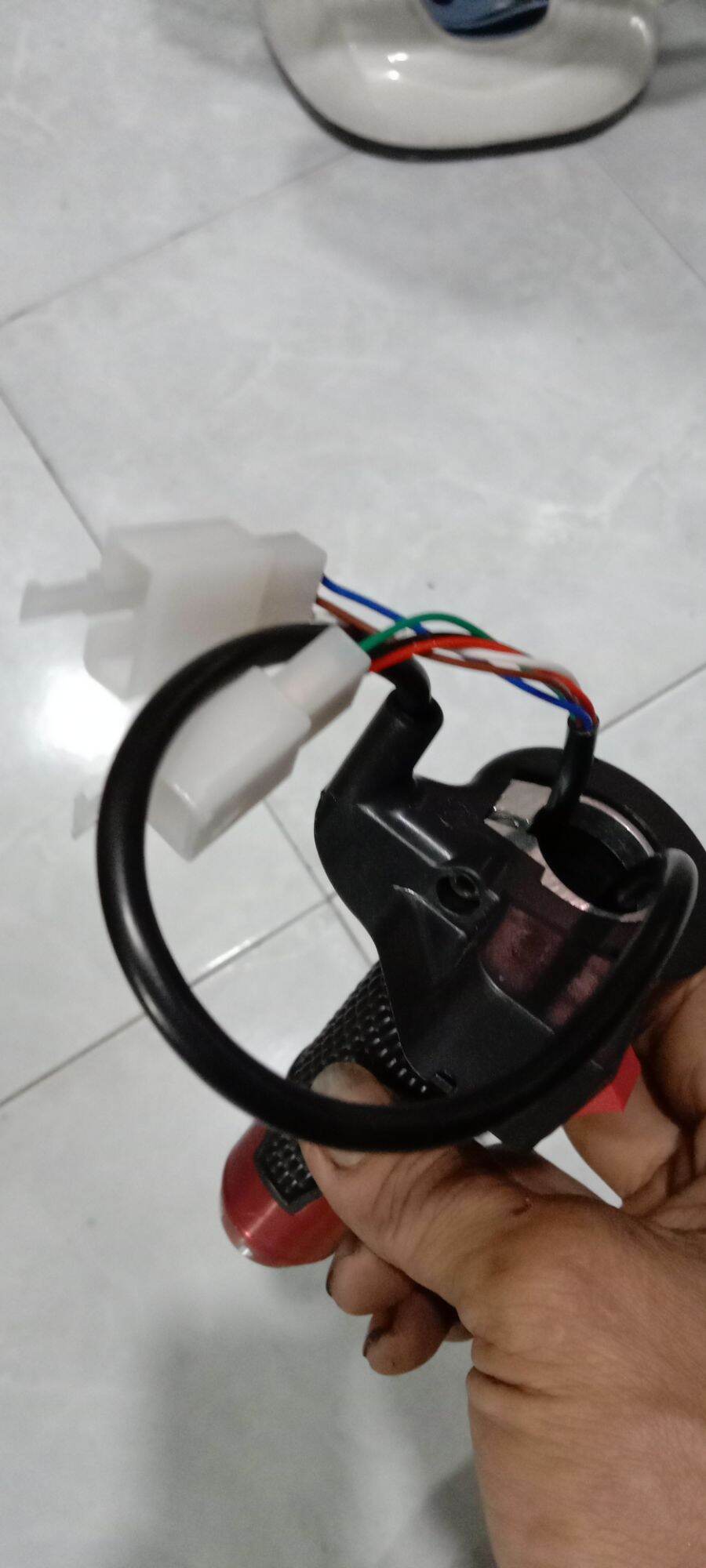 tay ga xe đạp điện bọc nhôm 3 tốc độ