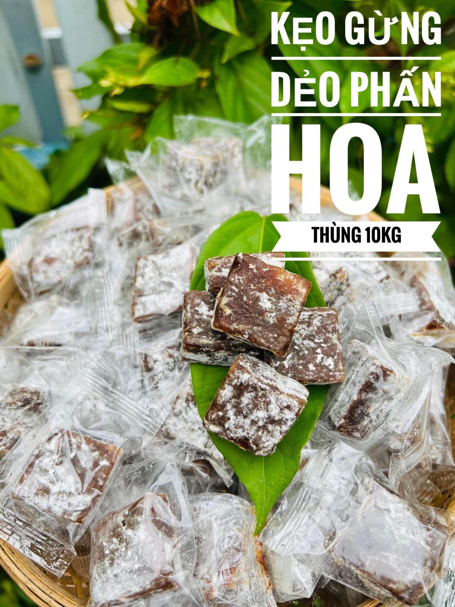 KẸO GỪNG DẺO NGUYÊN PHẤN 500g