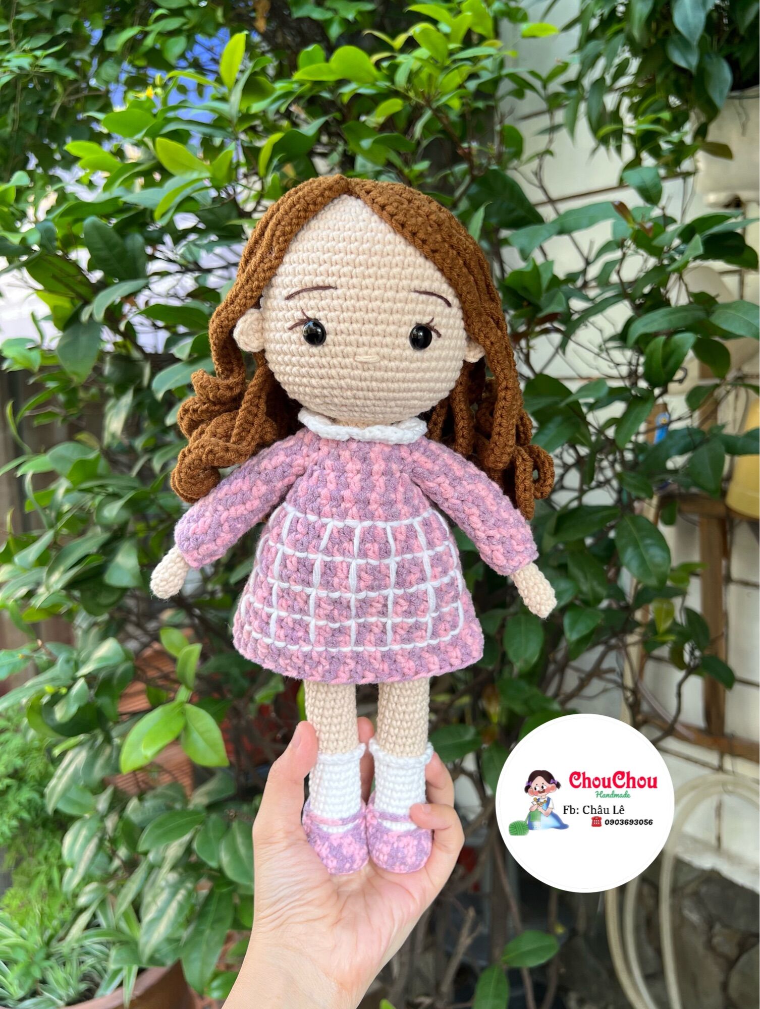 [HCM]Búp bê len nhồi bông handmade