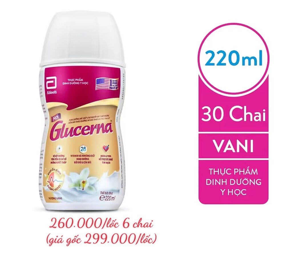 Sữa tiểu đường Glucerna nước