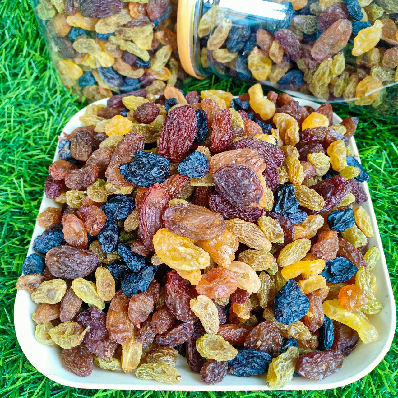 Nho Khô Mix 3 Màu Chua Ngọt 450GR [HÌNH THẬT ]