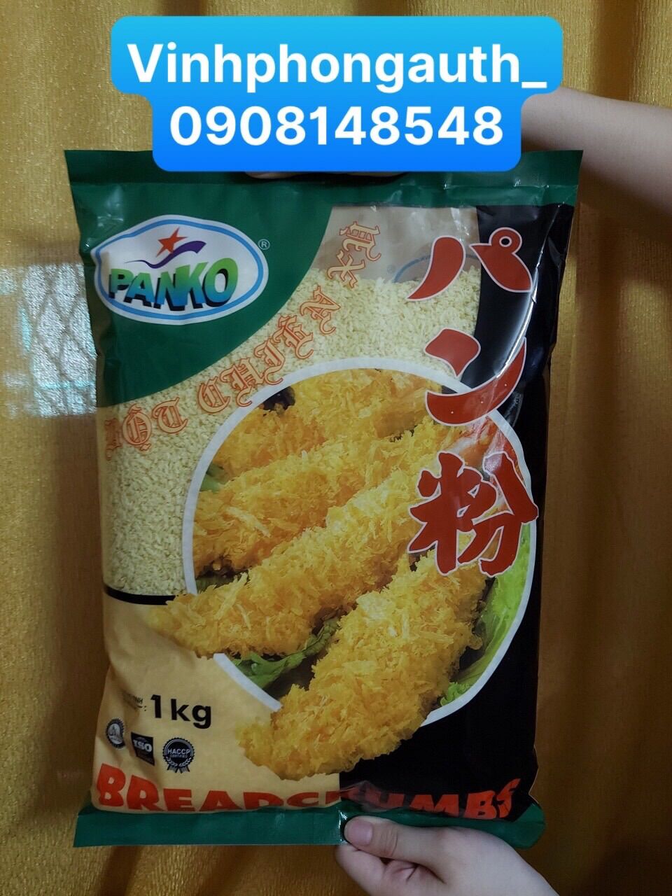 Bột chiên xù Panko vàng 1kg