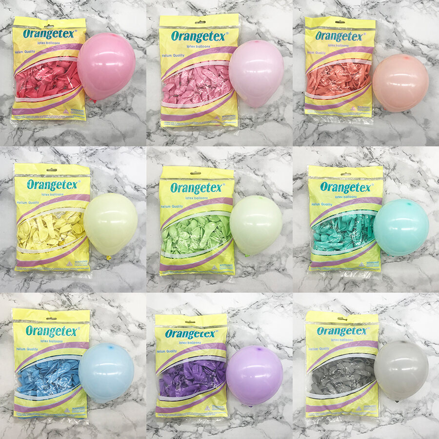 Balloon Macaron Birthday Party Decorations 5 Inch round Balloons Children's First Year Anniversary W