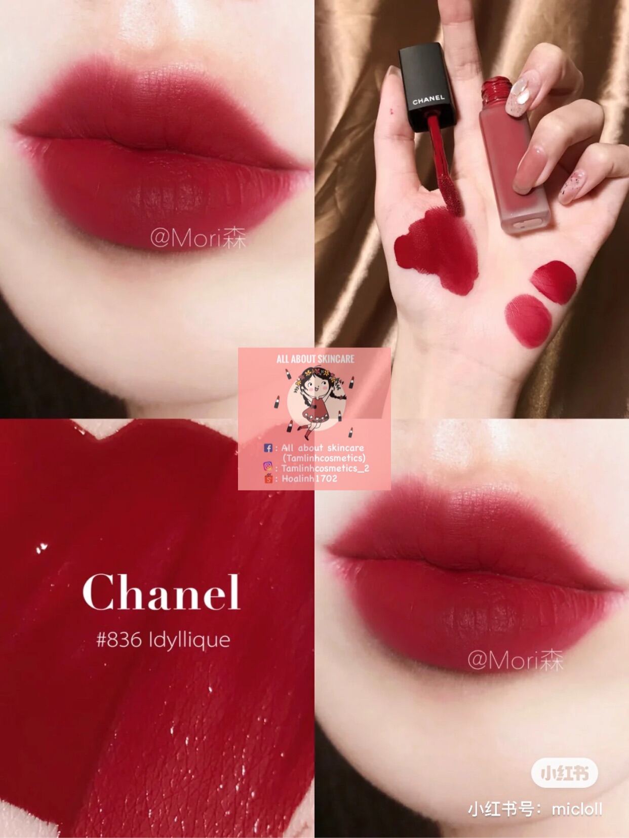 Son kem lì Chanel Rouge Allure Ink Matte 164 Entusiasta 6ml Đỏ Cam  TIẾN  THÀNH BEAUTY