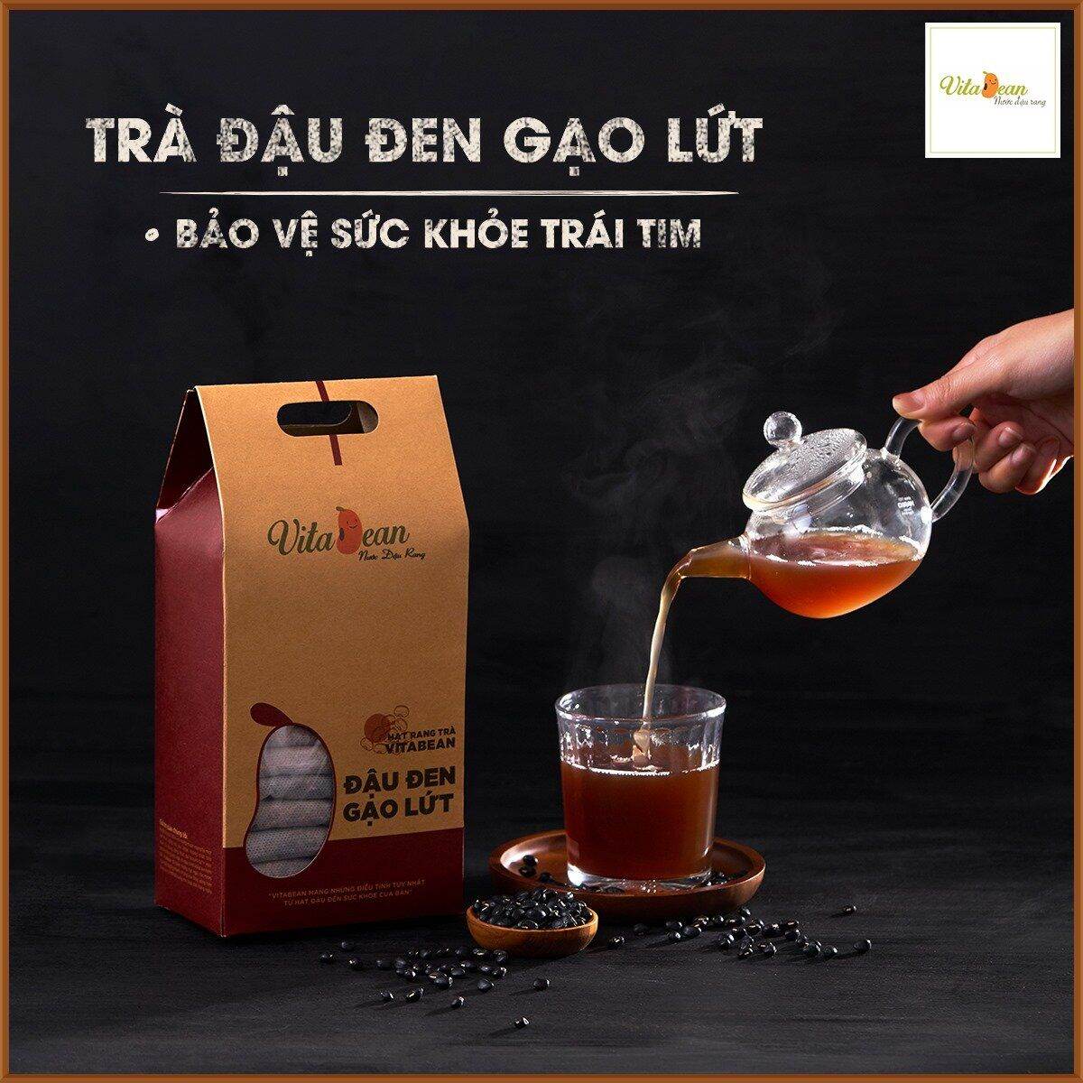 Gói trà túi lọc đậu đen gạo lứt