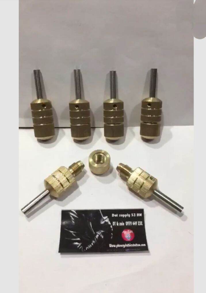 Tay cầm xoáy bằng đồng của máy xăm hình 25mm