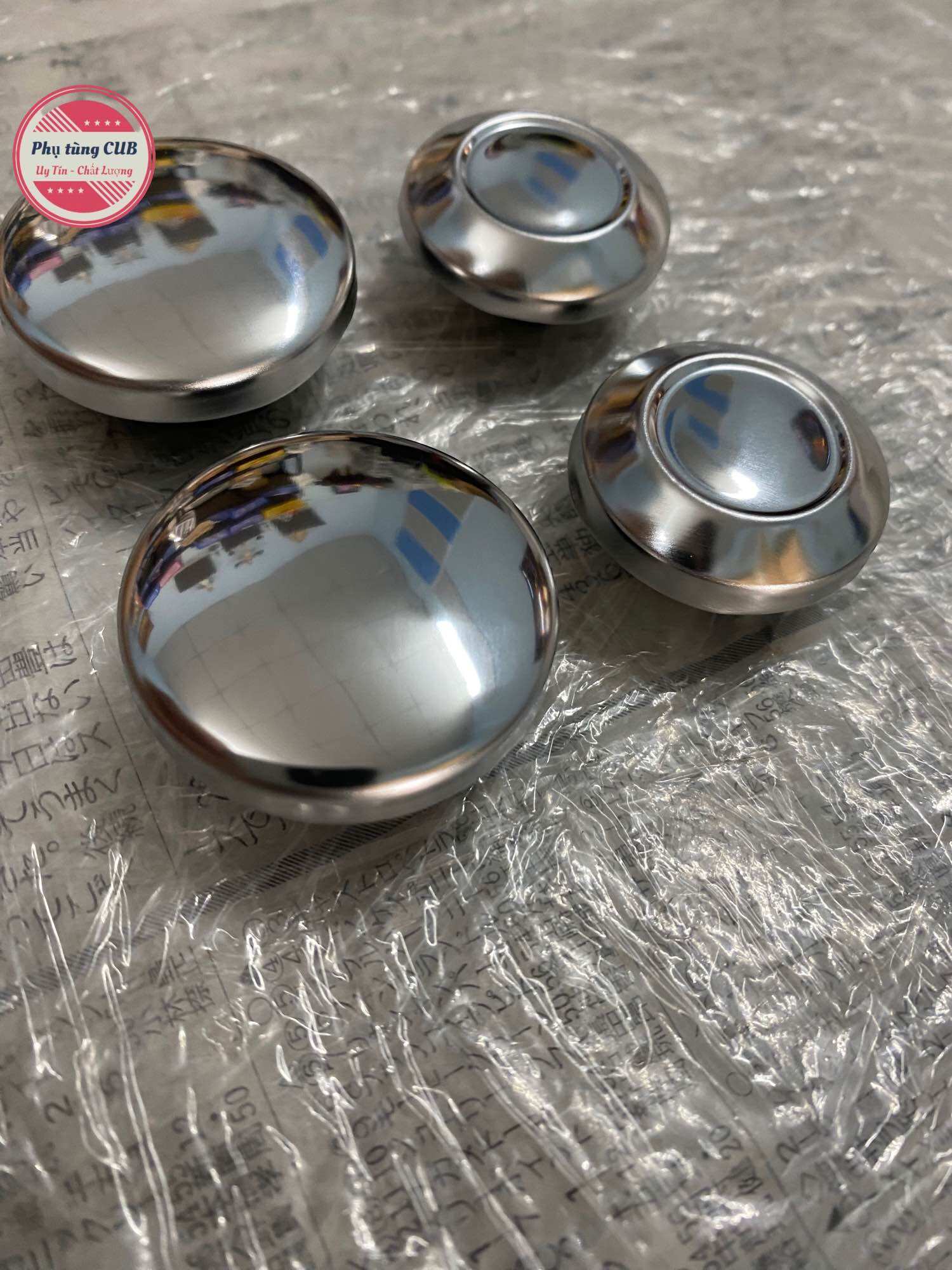 Nút chụp phuộc trước và sau bằng inox