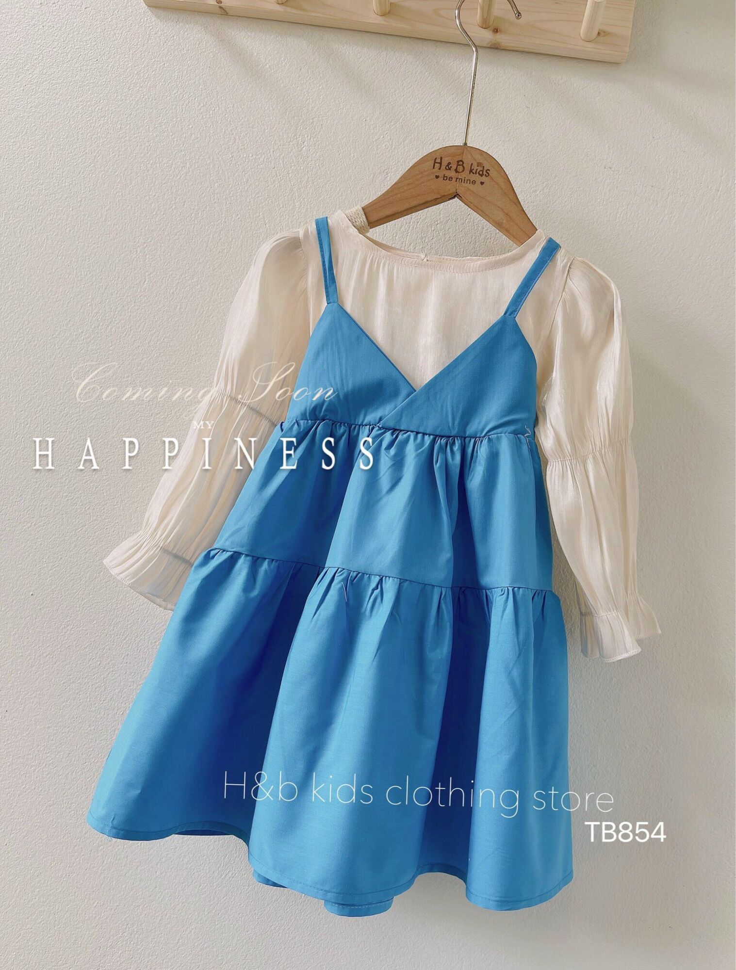 Đầm xòe xinh thắt nơ cho bé gái ( 9-22kg)