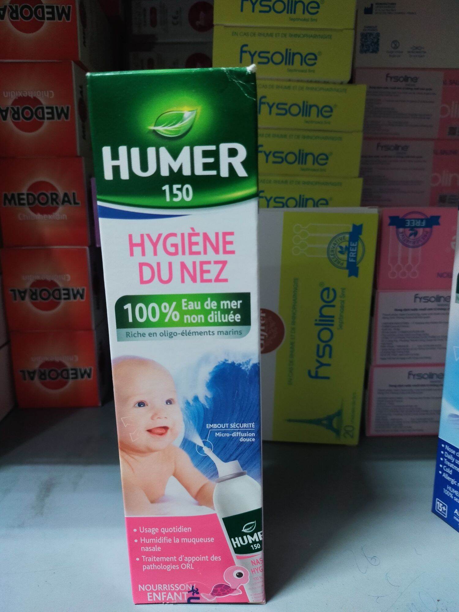 Xịt vệ sinh mũi Humer 150ml