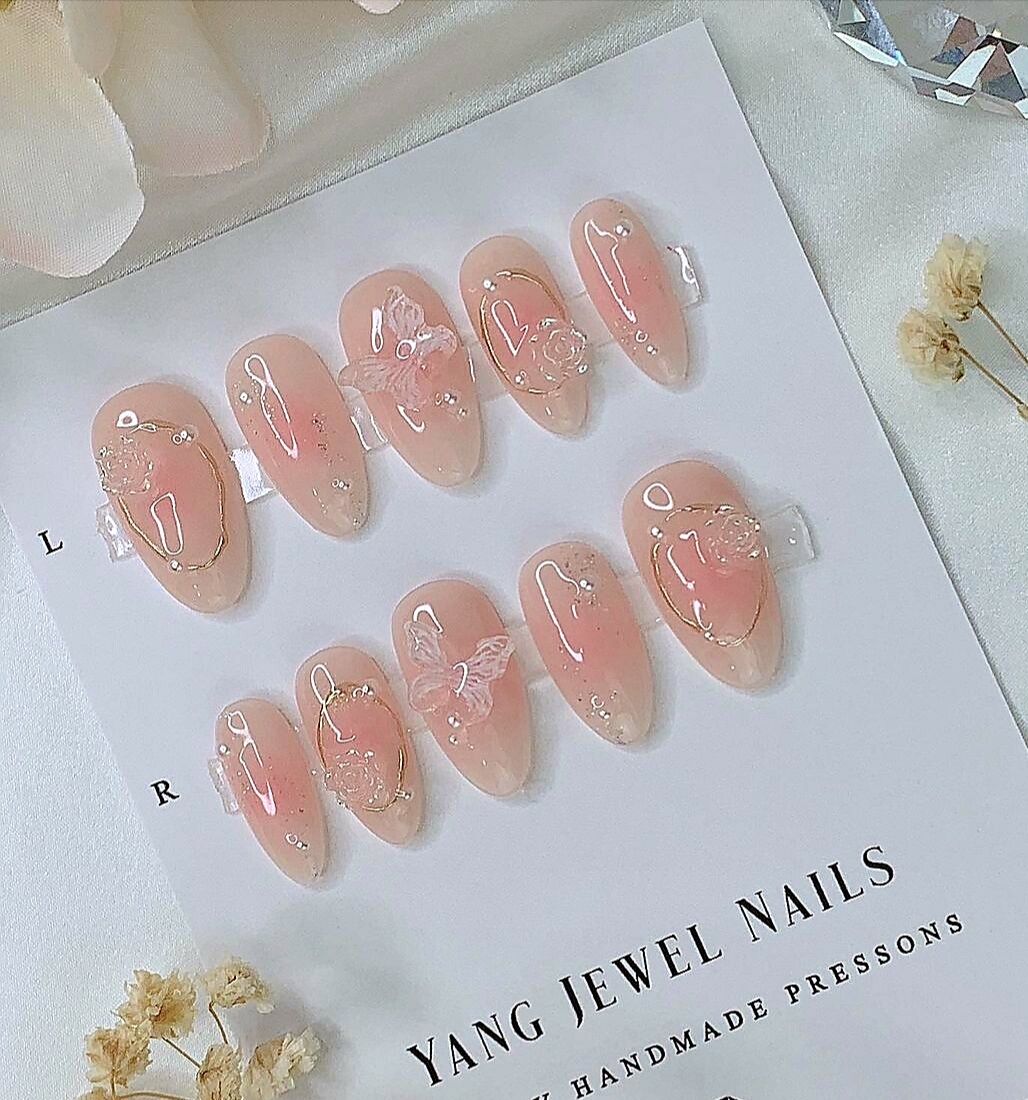 Nailbox thiết kế màu thạch cam trong , - mã3