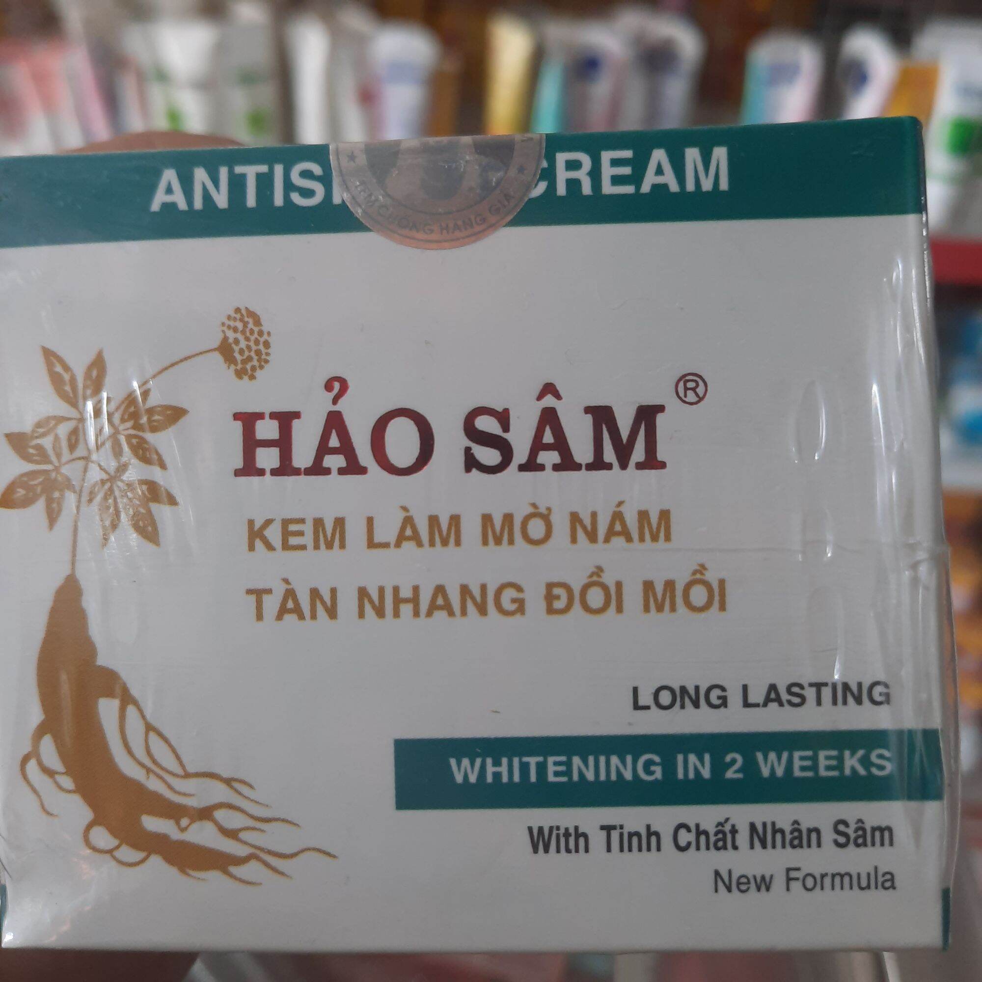 kem hảo sâm nám tàn nhang đồi mồi
