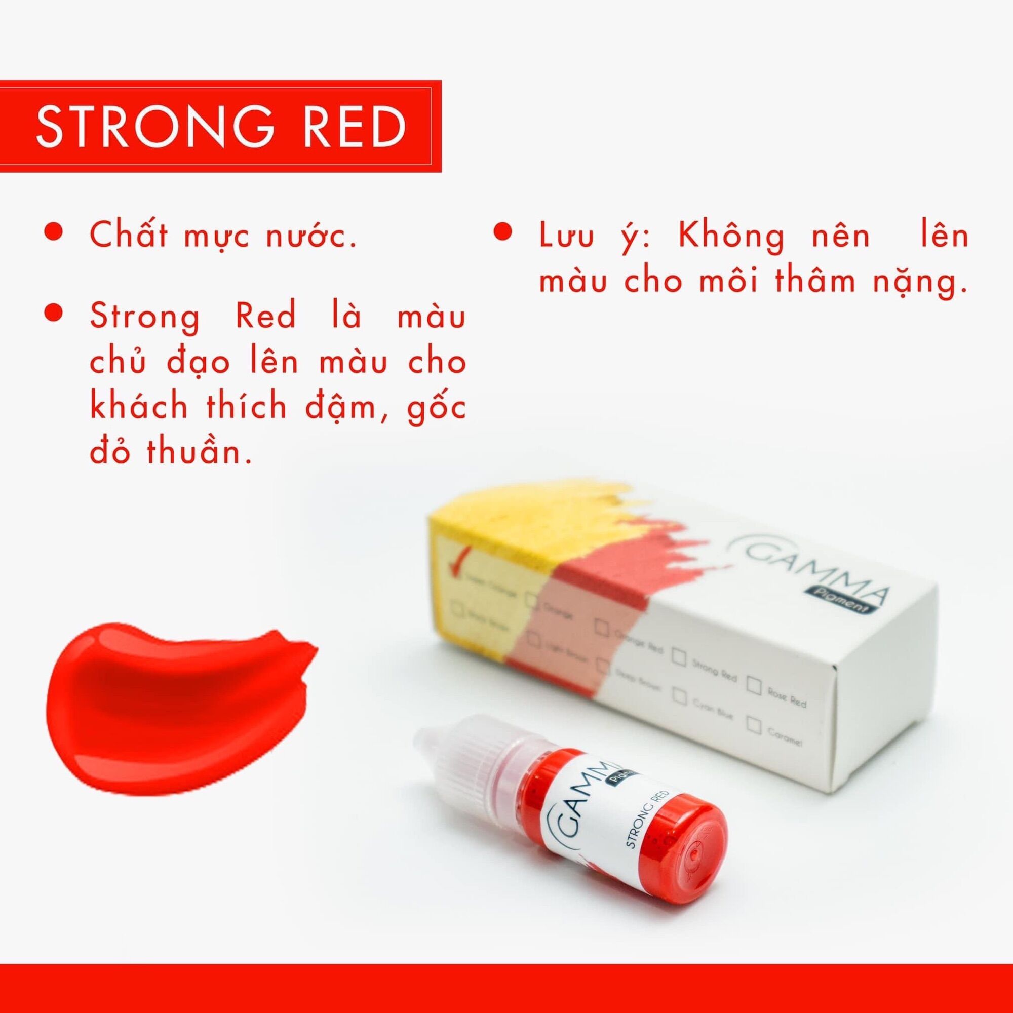 Mực phun môi Gamma