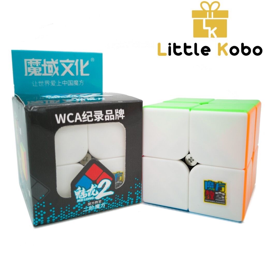 [HCM]Rubik 2x2 Stickerless MoYu MeiLong MFJS Rubik 2 Tầng