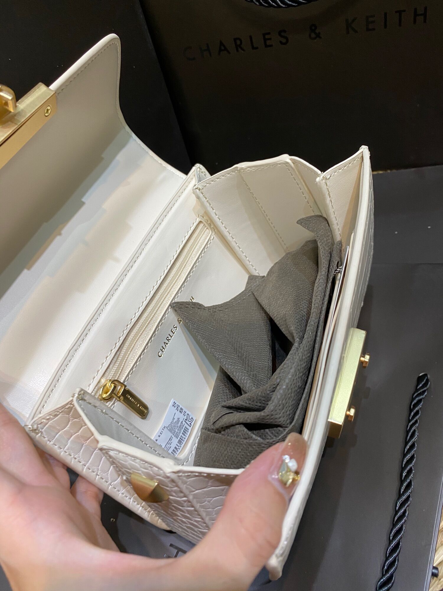 Túi chữ C chuẩn xuất size mini 18cm