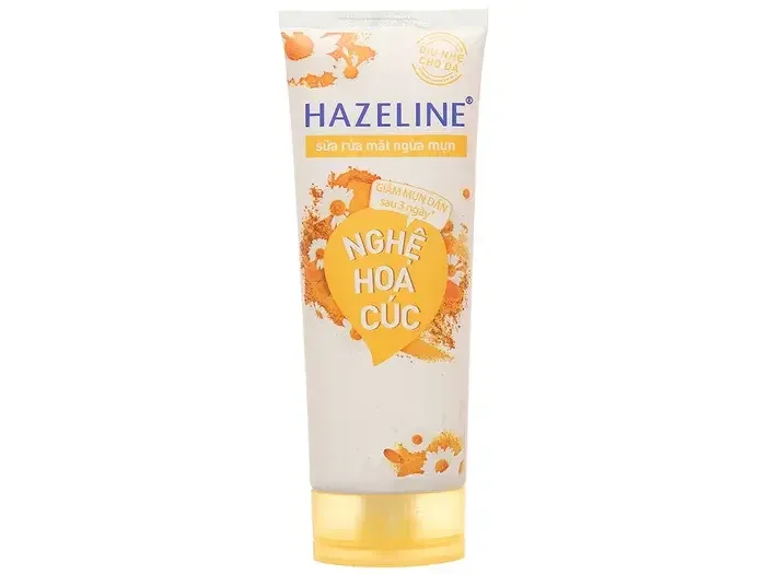 Sữa rửa mặt ngừa mụn Hazeline Nghệ Hoa Cúc 50g