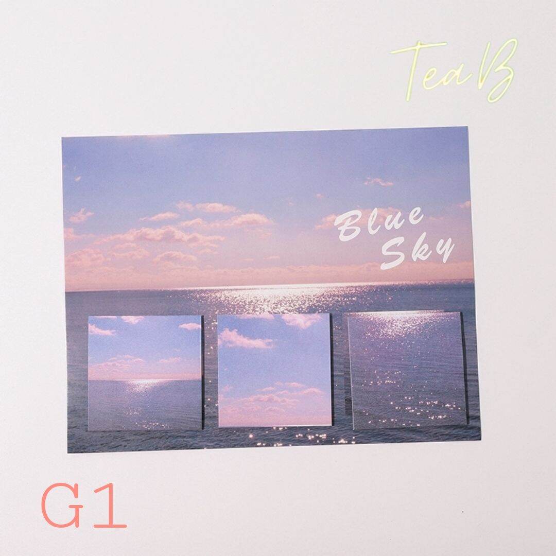 Set 60 tờ giấy note (ghi chú) phong cảnh (Tea.B/N01)