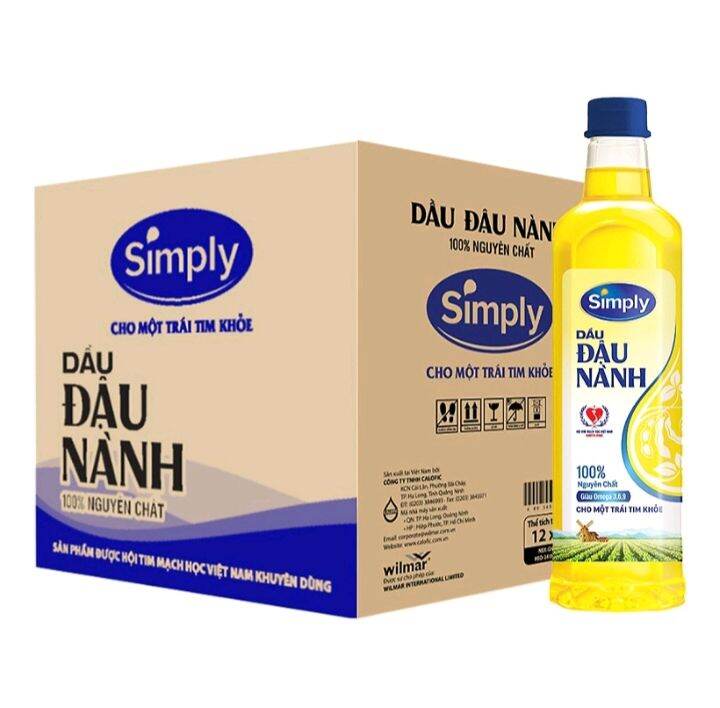 Dầu  Ăn Simply Đậu Nành 1 lít