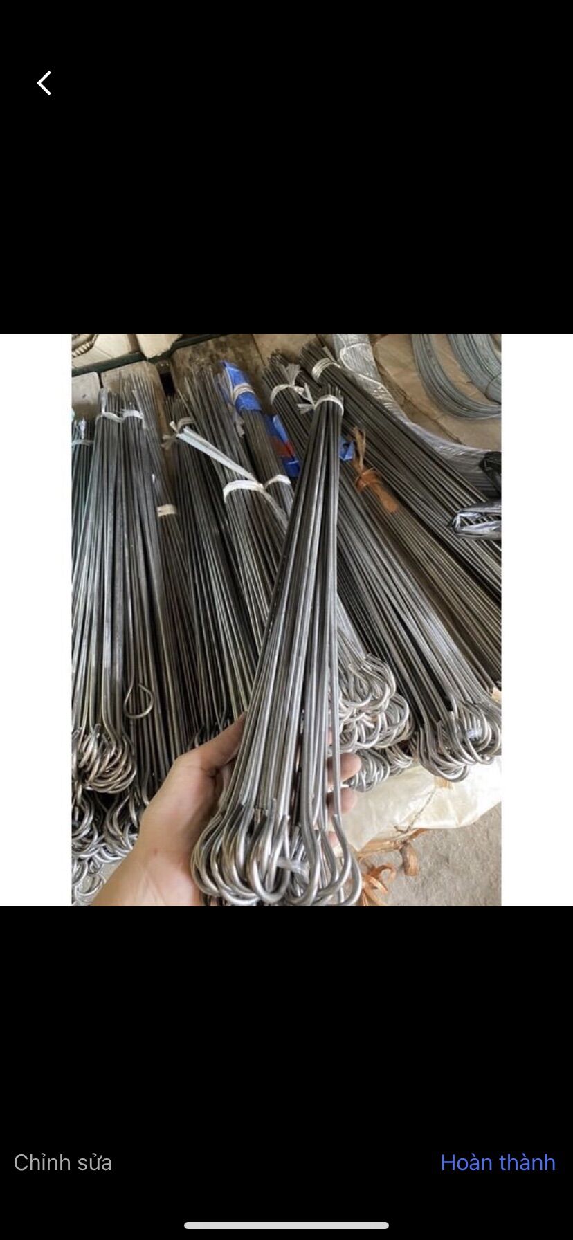 Combo 10 Que xiên thịt nướng inox dài 50cm
