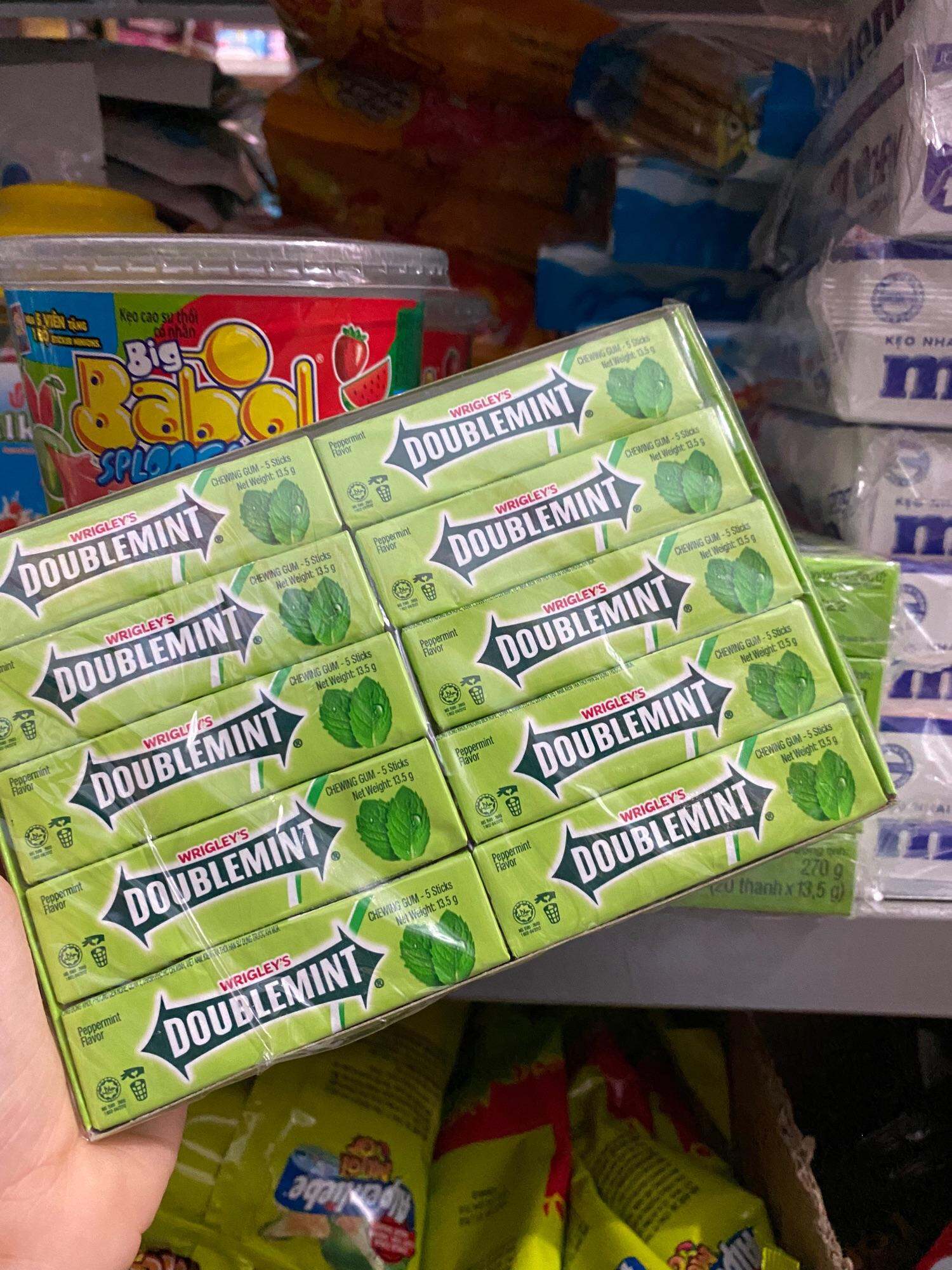 Hộp 20 THANH KẸO SINGUM/ CAO SU DOUBLEMINT 13.5g