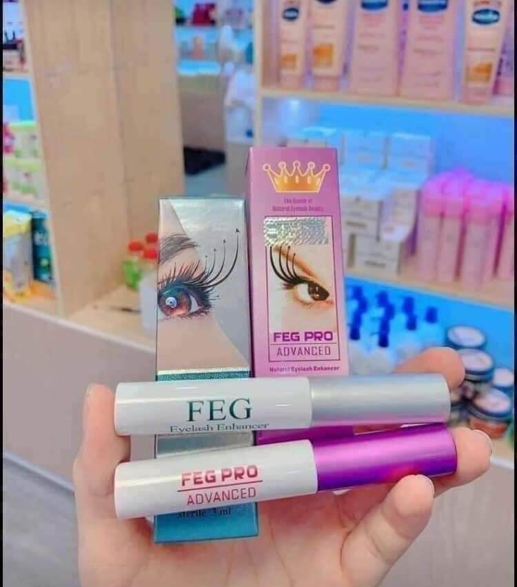 COMBO DƯỠNG MI DƯỠNG MÀY. FEG Hồng ( sáng) : Kích thích mọc thêm mi mới mọc nhiều mi. FEG Tím ( Tối