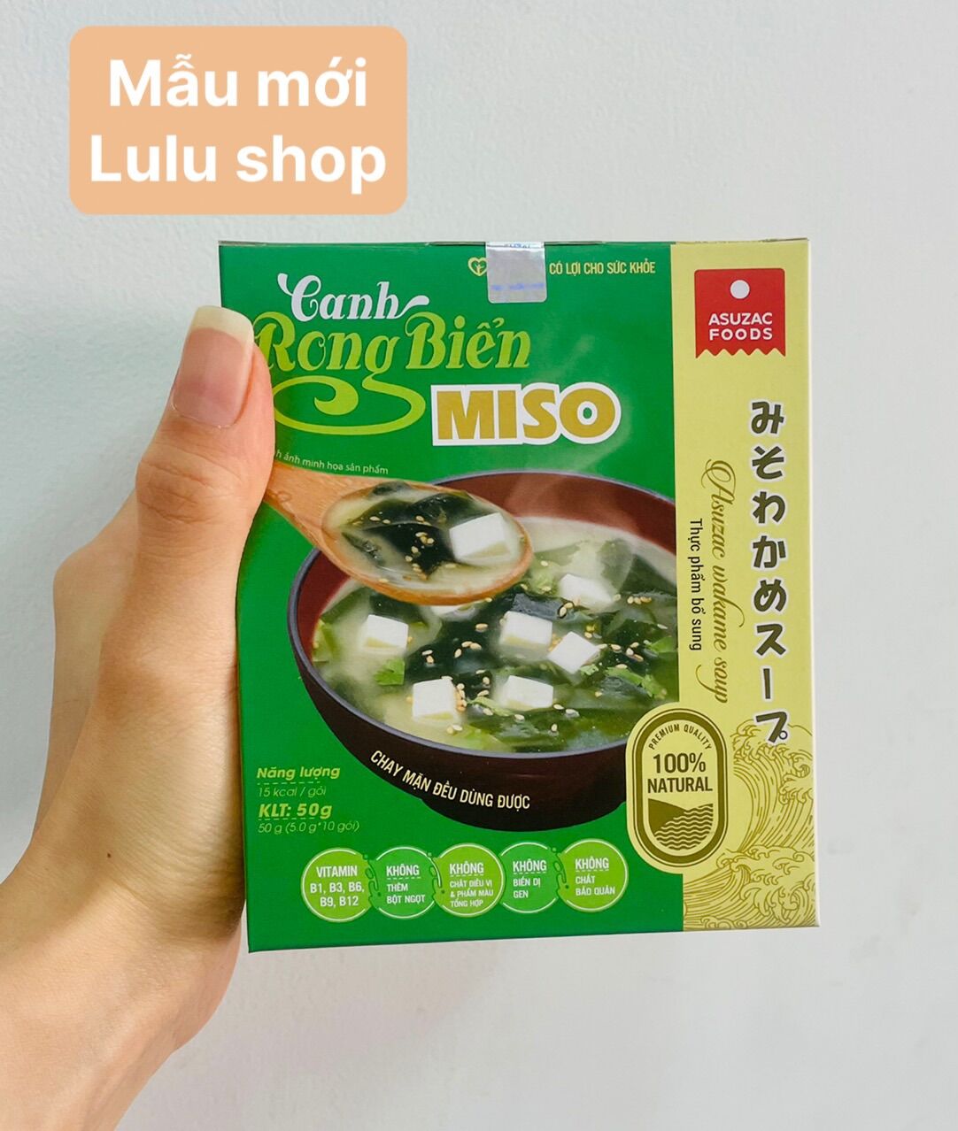 Canh Rong biển Miso ăn liền ASUZAC