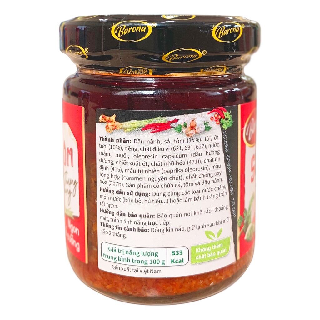 [HCM]Sa tế Tôm XO Thượng Hạng Barona 100g