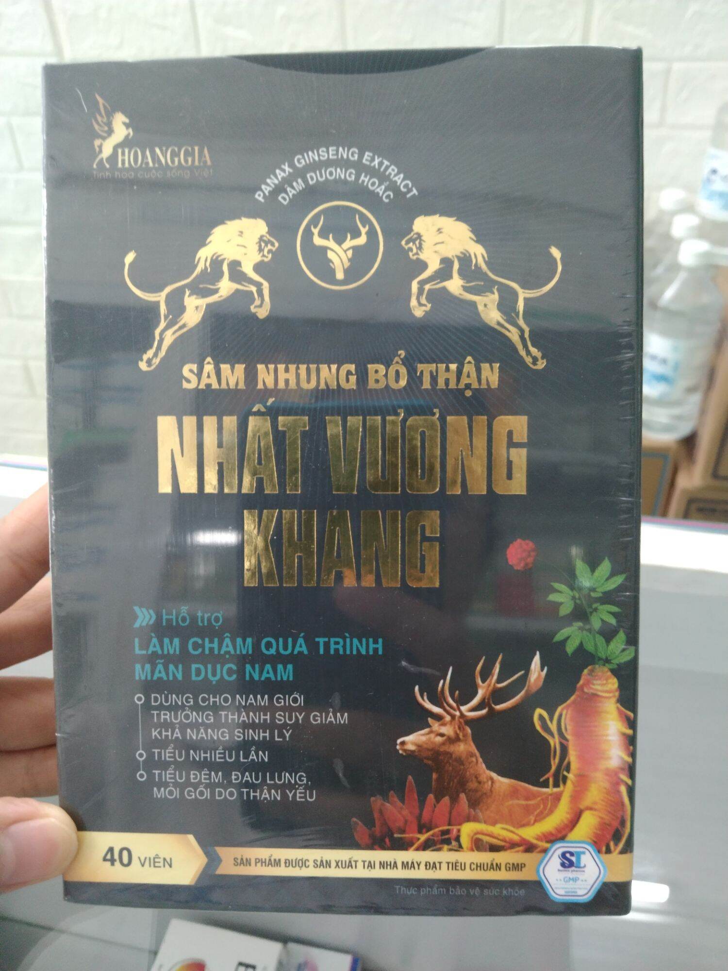 Sâm nhung bổ thận nhất vương khang
