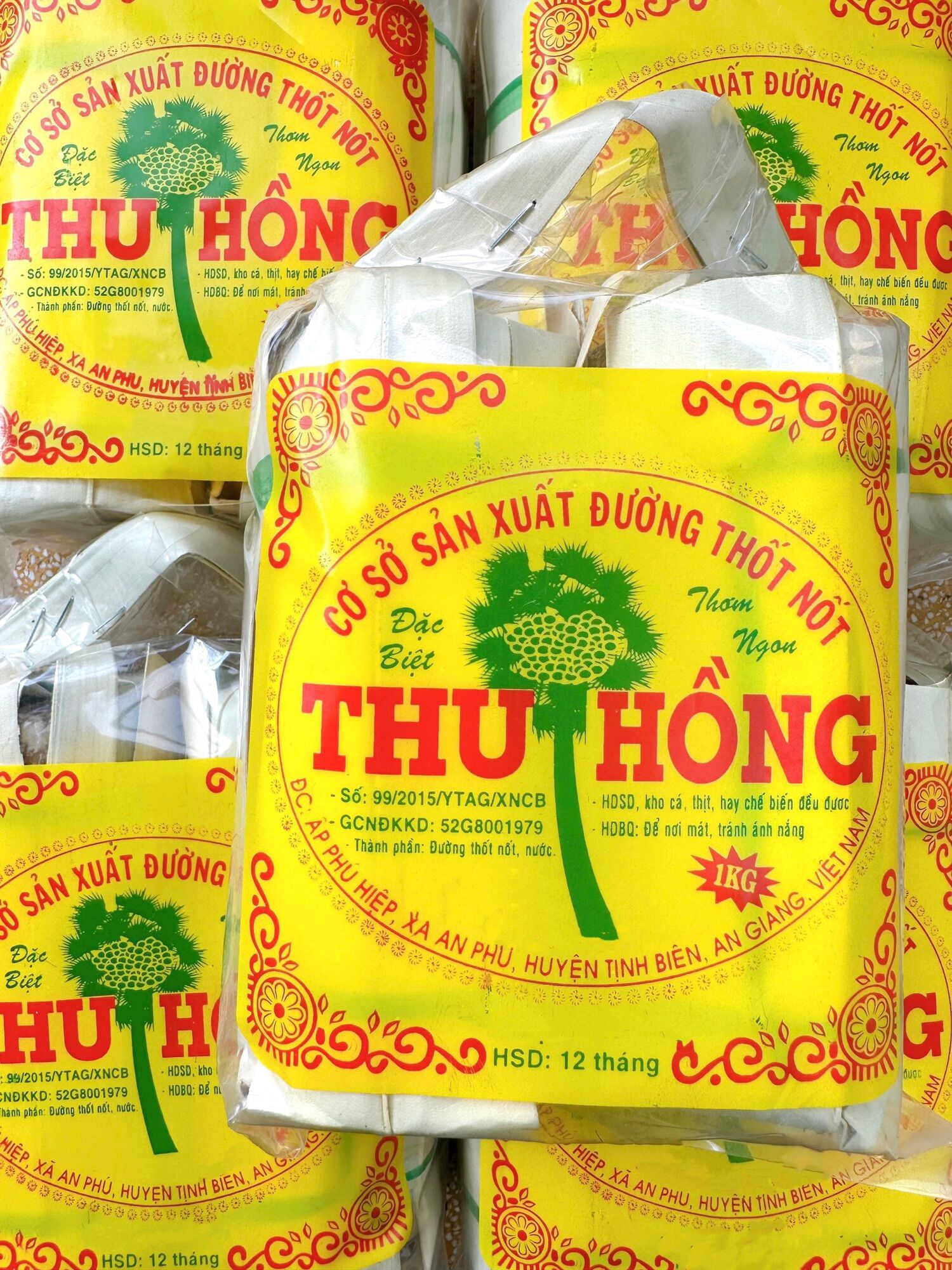 1kg Đường Thốt Nốt Thu Hồng