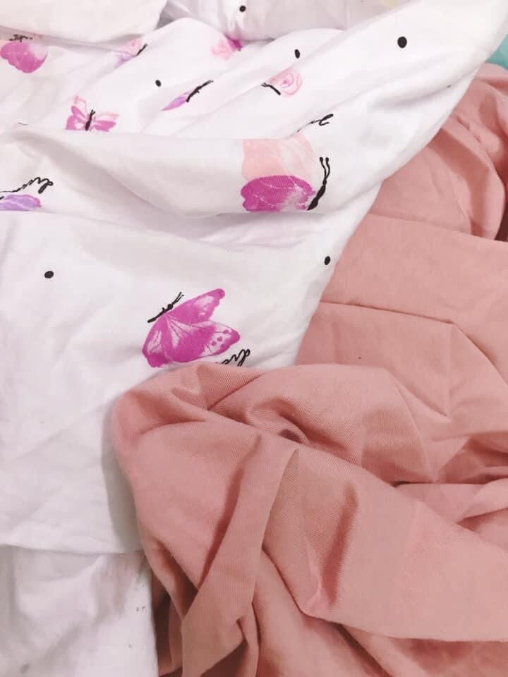 Vải Cotton may đồ cho bé