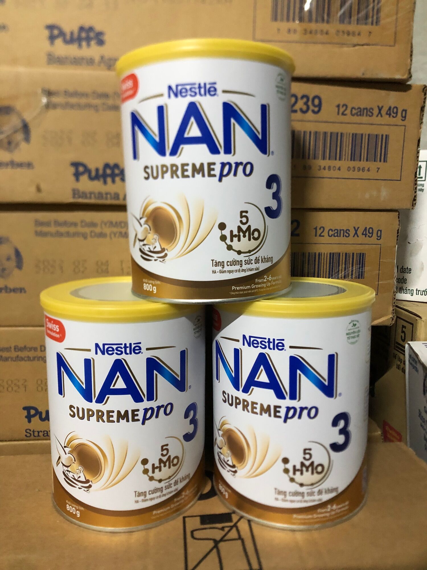 Sữa Bột Nestle Nan Supreme PRO 3 - Hộp 800g