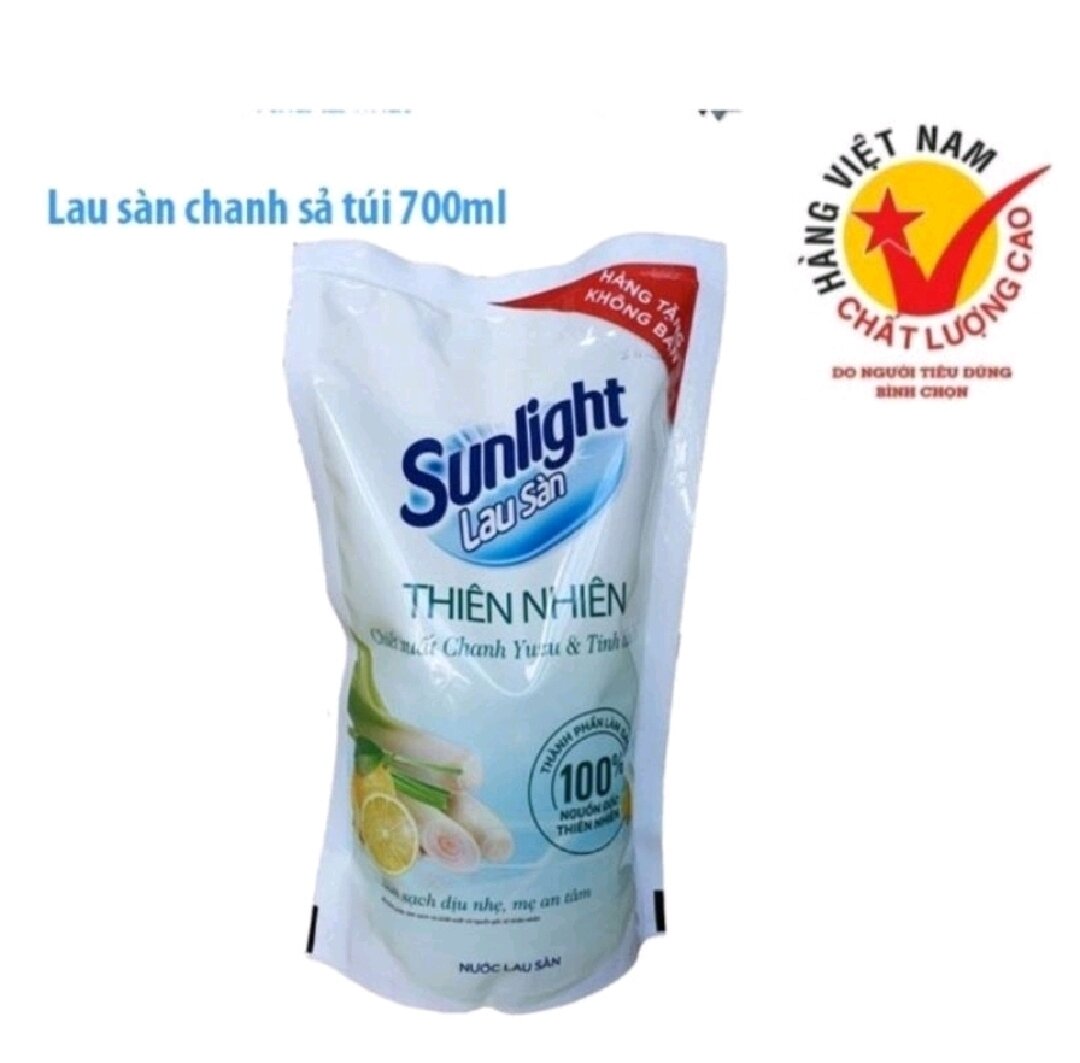 Nước lau sàn Sunlight chanh sả 700ml