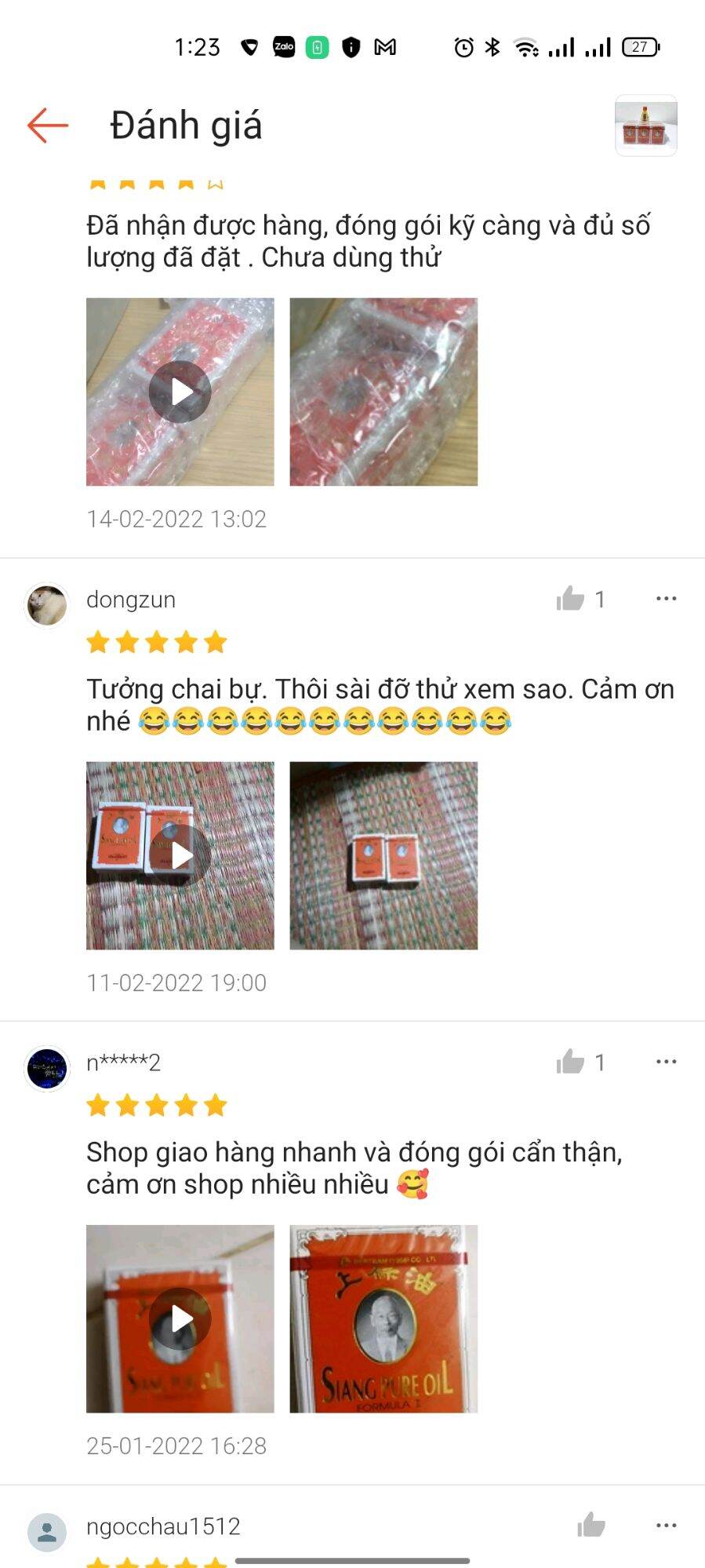 Dầu ông già thái lan 7ml