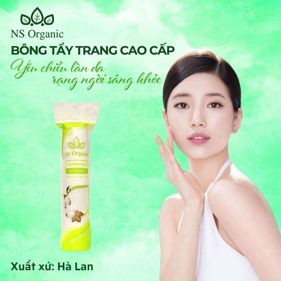 Bông tẩy trang NS Organic cao cấp