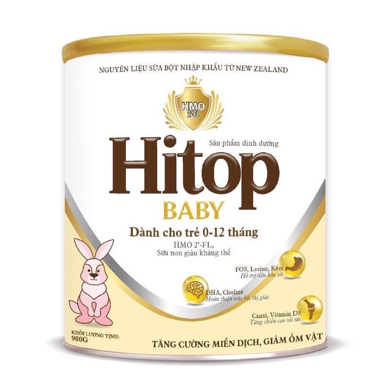 Combo 6lon Sữa Hitop baby 900g date mới