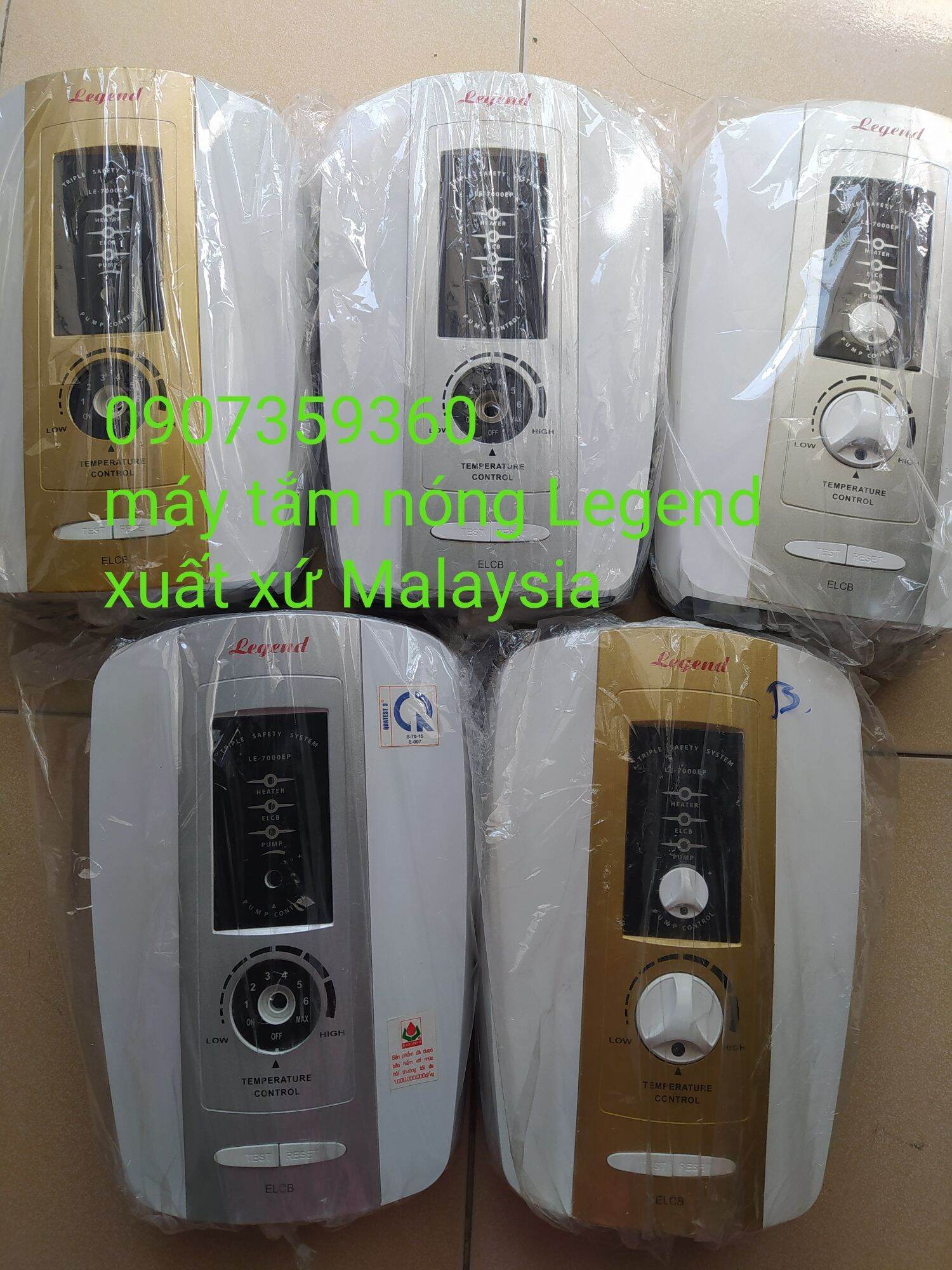 Thanh lý máy tắm nước nóng Legend có bơm trợ lực hàng mới hơn 85% ( tặng kèm vòi sen tăng áp)